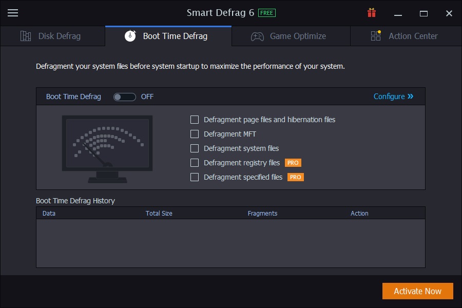 Media asset in full size related to 3dfxzone.it news item entitled as follows: SSD & HDD - Storage Tweaking & Tuning Utilities: Smart Defrag 6.4.5.99 | Image Name: news30429_Smart Defrag_2.jpg